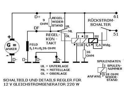 Schaltbild Regler FER 12V 220W